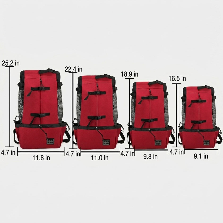 Dog Backpack Carrier – Ergonomic & Breathable with Built-In Safety Harness