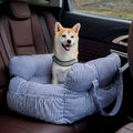 Dog Booster Car Seat – Adjustable Harness & Semi-Enclosed Design