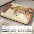 Cooling Dog Bed | Waterproof Design with Breathable Cooling Technology | Plush Comfort for Summer Relaxation
