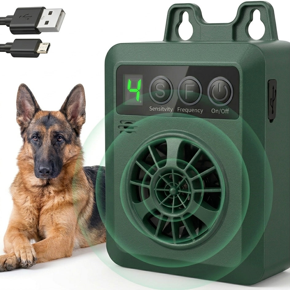 Outdoor Bark Control Device – Weatherproof, Ultrasonic & Rechargeable