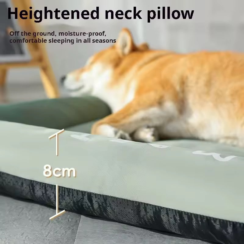Cooling Dog Bed | Waterproof Design with Breathable Cooling Technology | Plush Comfort for Summer Relaxation