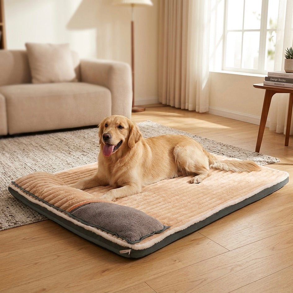 Memory Foam Dog Mat – Ergonomic Support & Removable Washable Cover