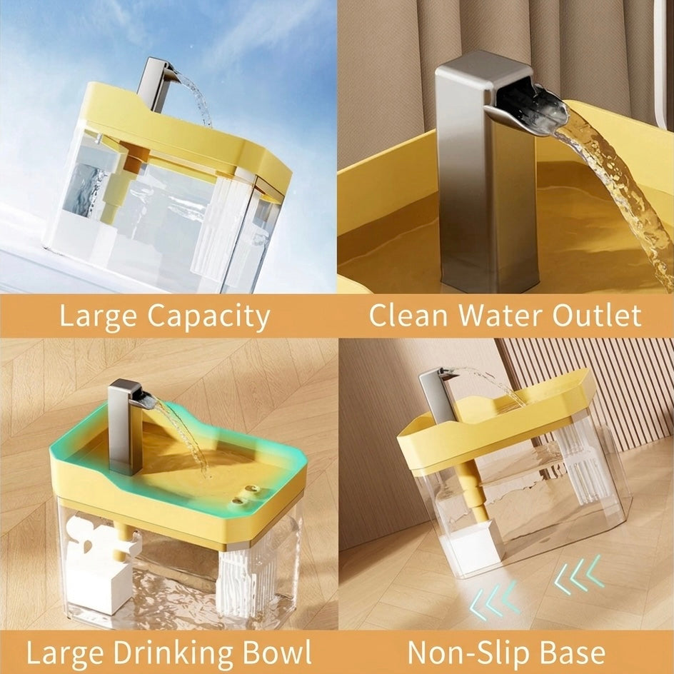Pet Water Fountain – 1.5L Capacity, Multi-Stage Filtration & Silent Pump