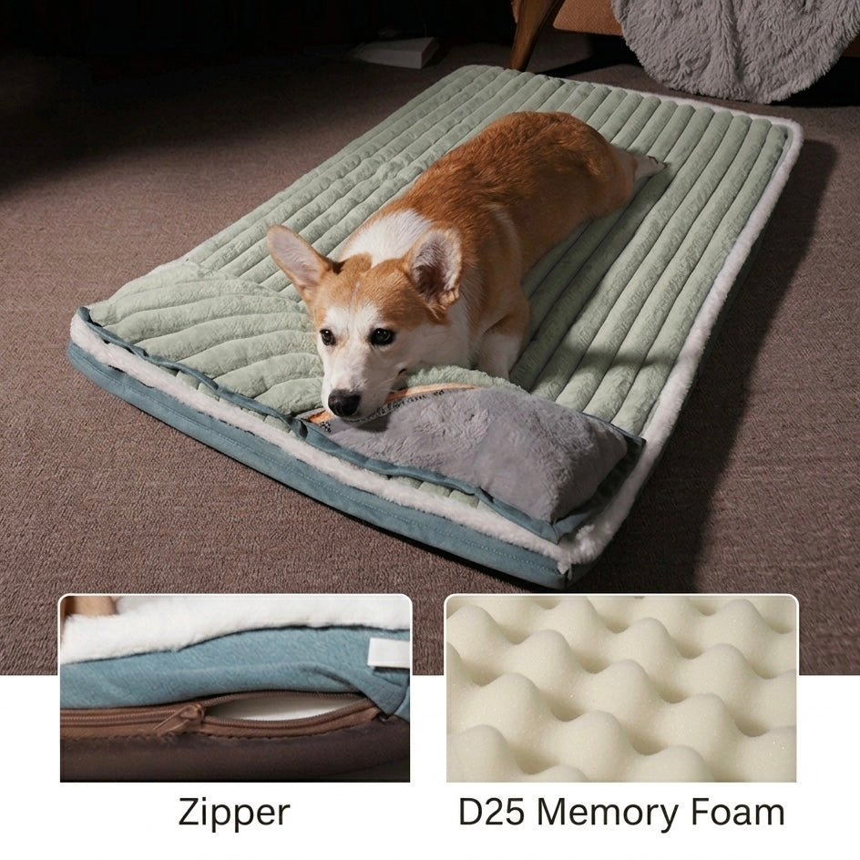Memory Foam Dog Mat – Ergonomic Support & Removable Washable Cover
