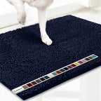 Absorbent Chenille Entryway Rug – Non-Slip TPR Backing & Machine Washable