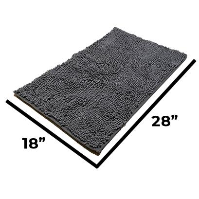 Absorbent Chenille Entryway Rug – Non-Slip TPR Backing & Machine Washable