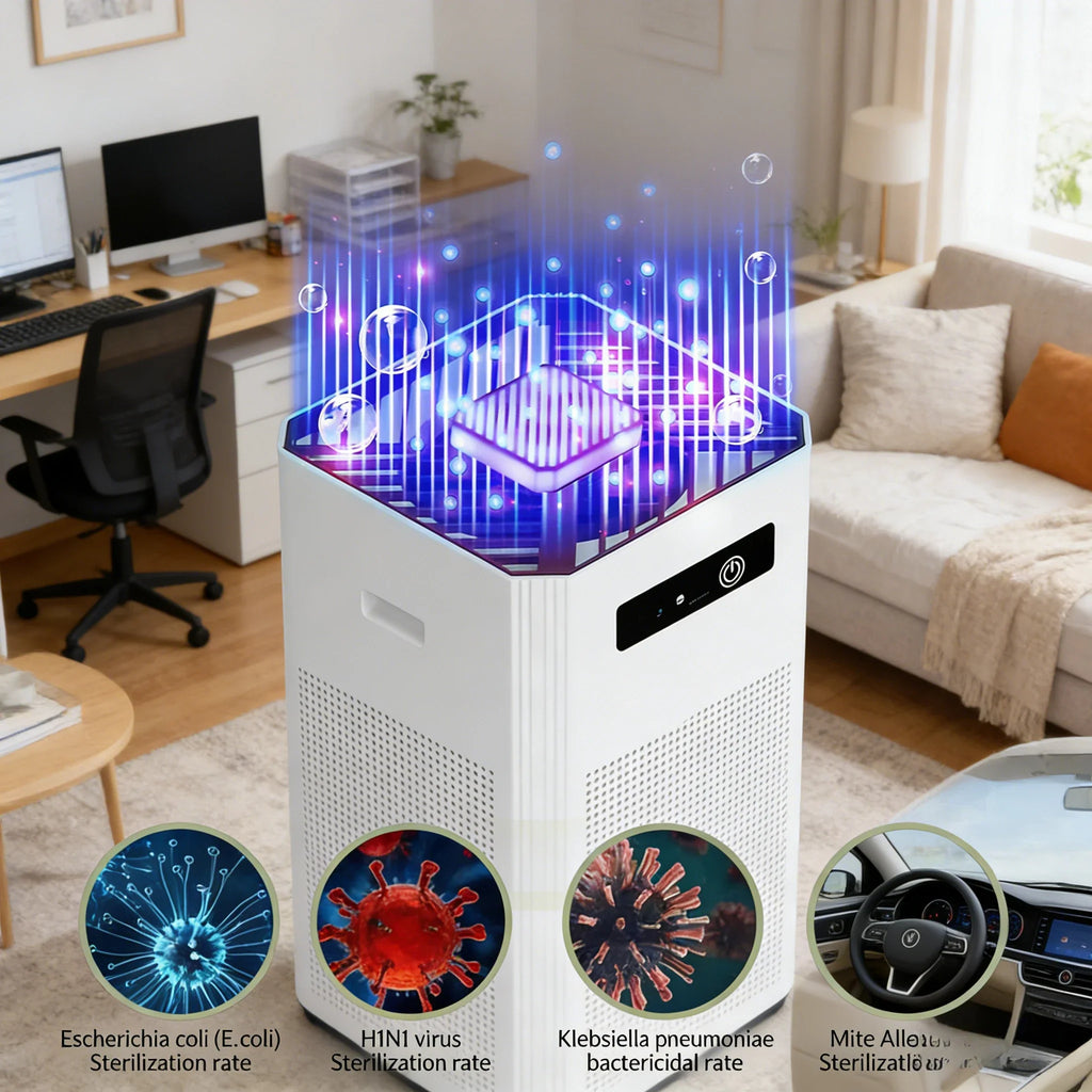 HEPA Air Purifier for Pets | 360° Air Intake | 20dB Sleep Mode | USB | 20m² / 215 sq.ft Coverage