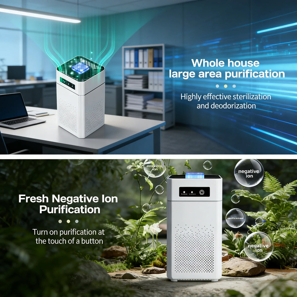 HEPA Air Purifier for Pets | 360° Air Intake | 20dB Sleep Mode | USB | 20m² / 215 sq.ft Coverage
