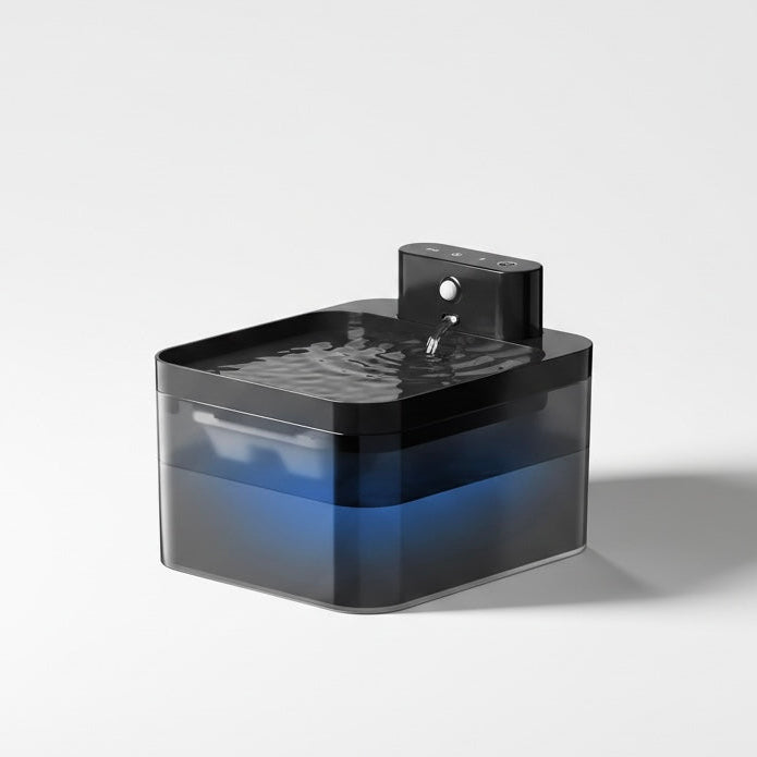 Automatic Cat Water Fountain | 2.2L | Infrared Sensor | USB-C Rechargeable | Quiet | Black