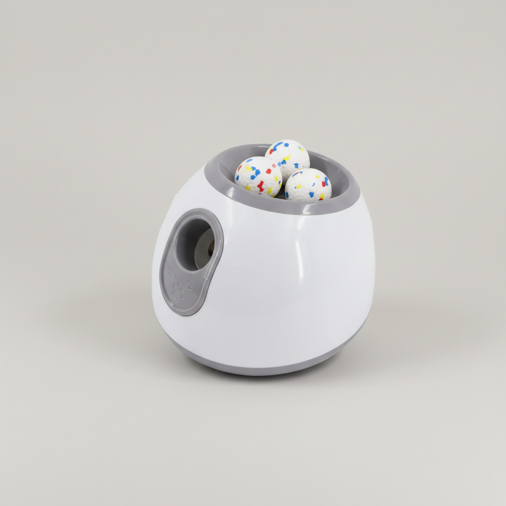 Automatic Dog Ball Launcher – 3 Distance Settings, Auto-Launch & US Plug Included