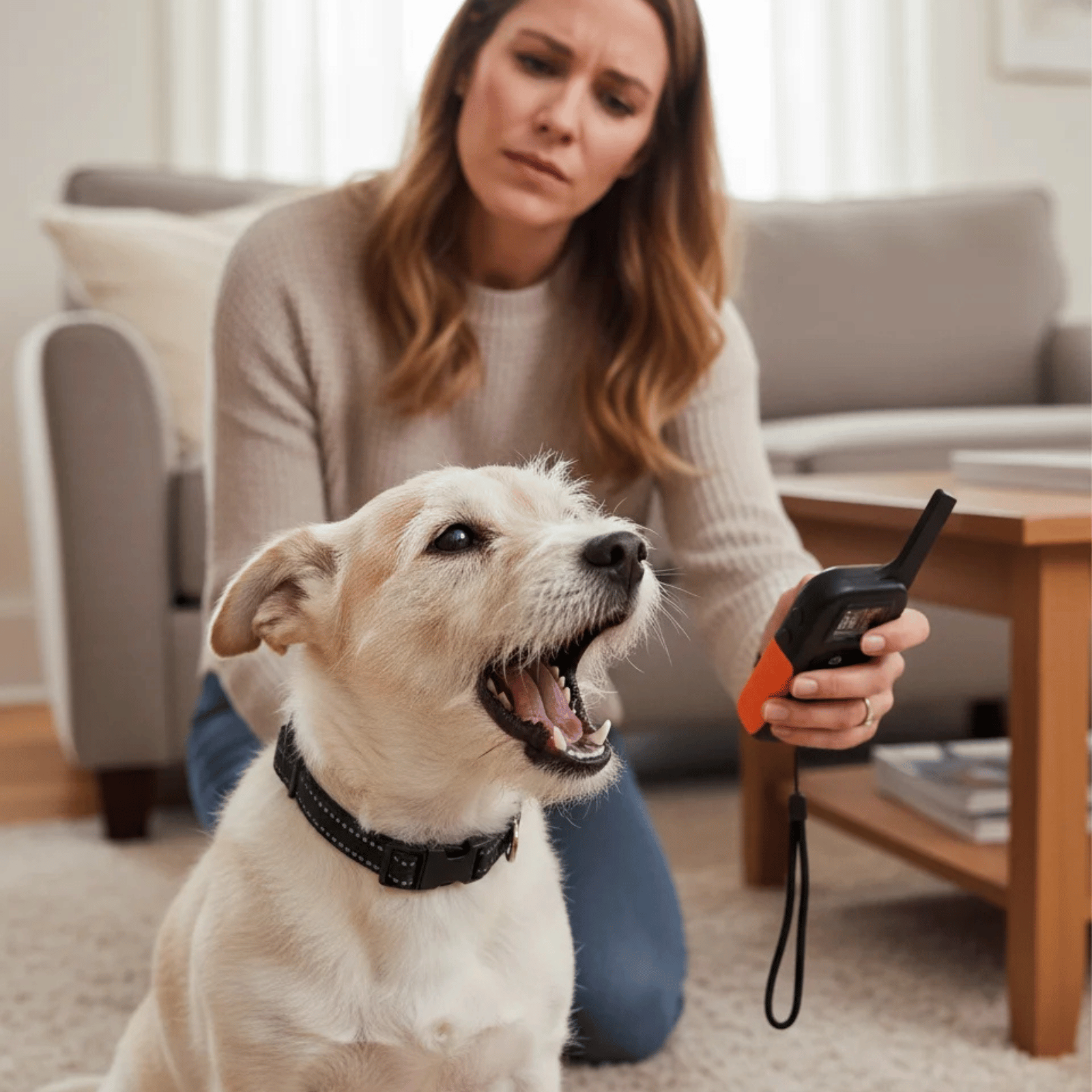 BarkShield | Anti Bark Collar for Dogs with Sound & Vibration | Adjustable Fit for Stress-Free Bark Control