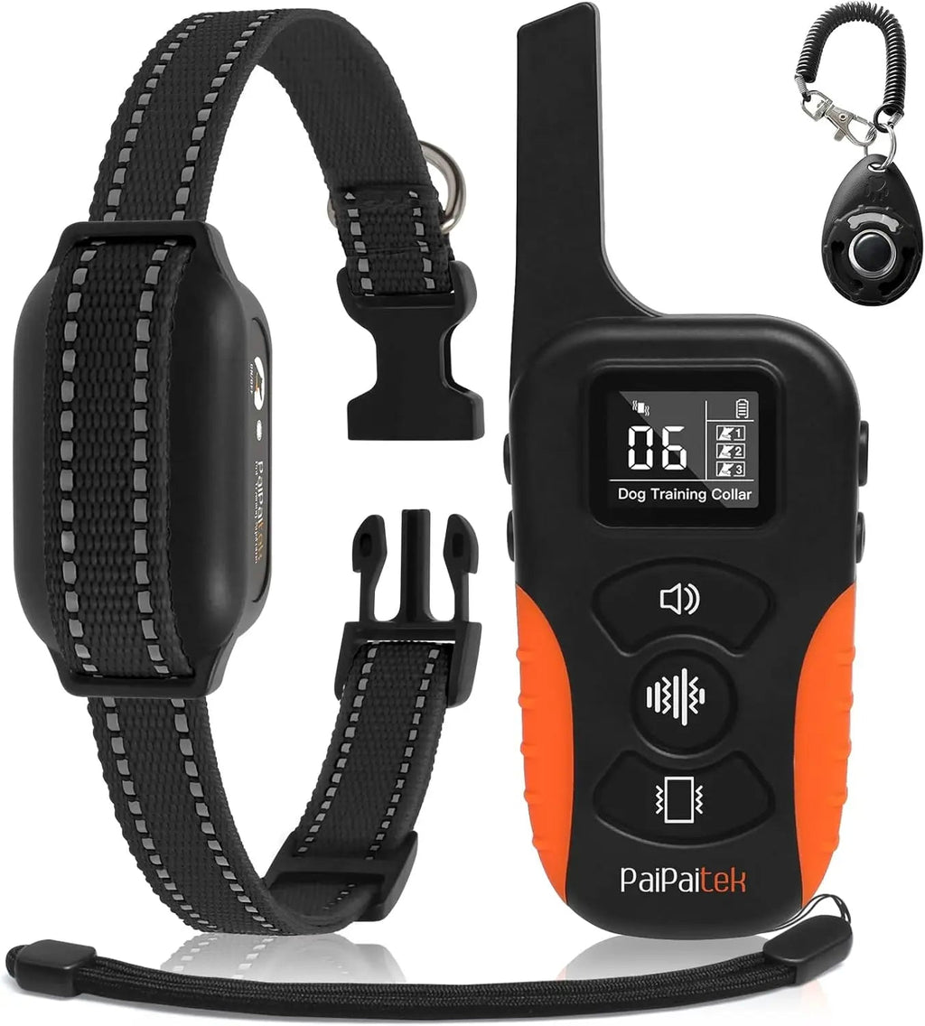 BarkShield | Anti Bark Collar for Dogs with Sound & Vibration | Adjustable Fit for Stress-Free Bark Control