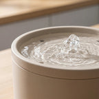 Ceramic Cat Water Fountain – 4-Layer Filtration, Ultra-Silent 20dB & USB Powered
