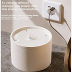 Ceramic Cat Water Fountain – 4-Layer Filtration, Ultra-Silent 20dB & USB Powered