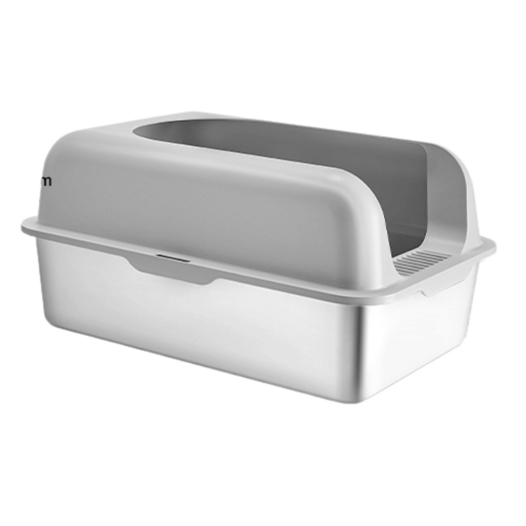 Extra Large Cat Litter Box – High Sides, UV Deodorization & Non-Stick Surface