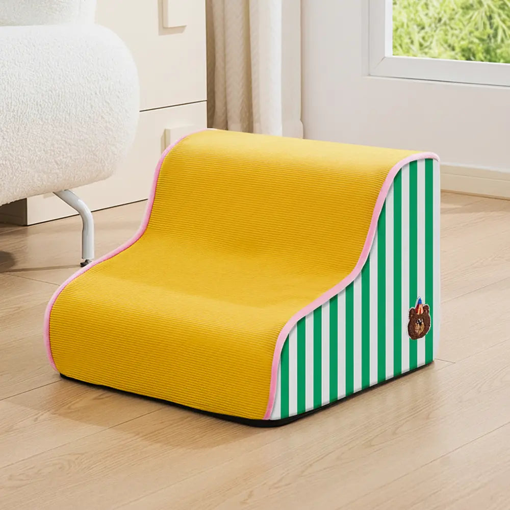 Orthopedic Dog Stairs – High-Density Foam & Non-Slip Base