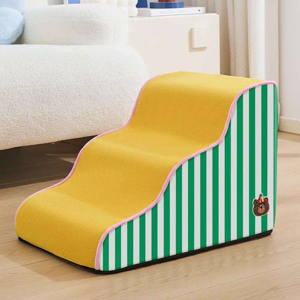 Orthopedic Dog Stairs – High-Density Foam & Non-Slip Base