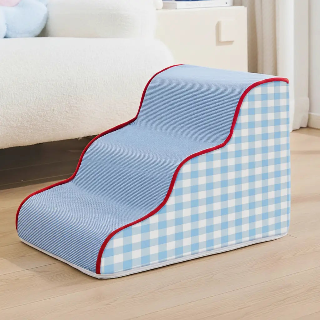 Orthopedic Dog Stairs – High-Density Foam & Non-Slip Base