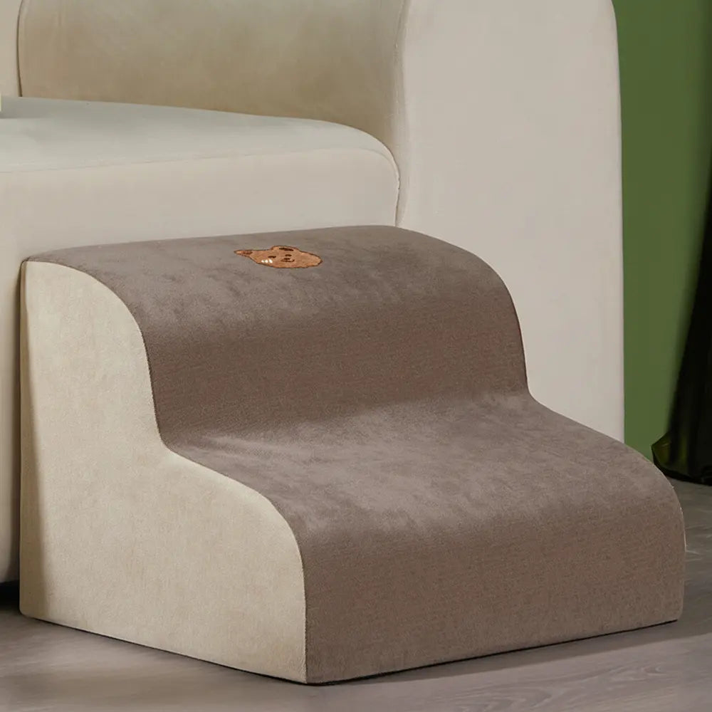 Orthopedic Dog Stairs – High-Density Foam & Non-Slip Base