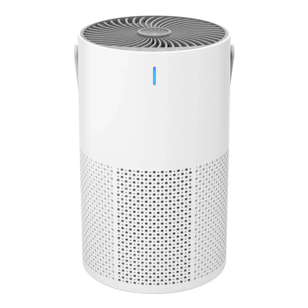 Compact Air Purifier | H13 True HEPA Filter for Pet Dander, Odor & Allergens | 3 Speed Settings, Portable Design