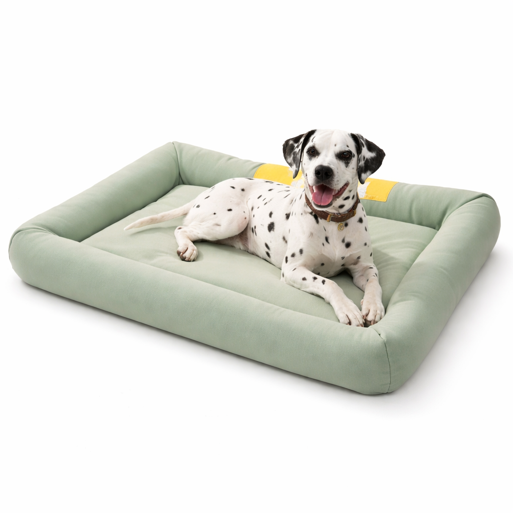Cooling Dog Bed | Waterproof Design with Breathable Cooling Technology | Plush Comfort for Summer Relaxation