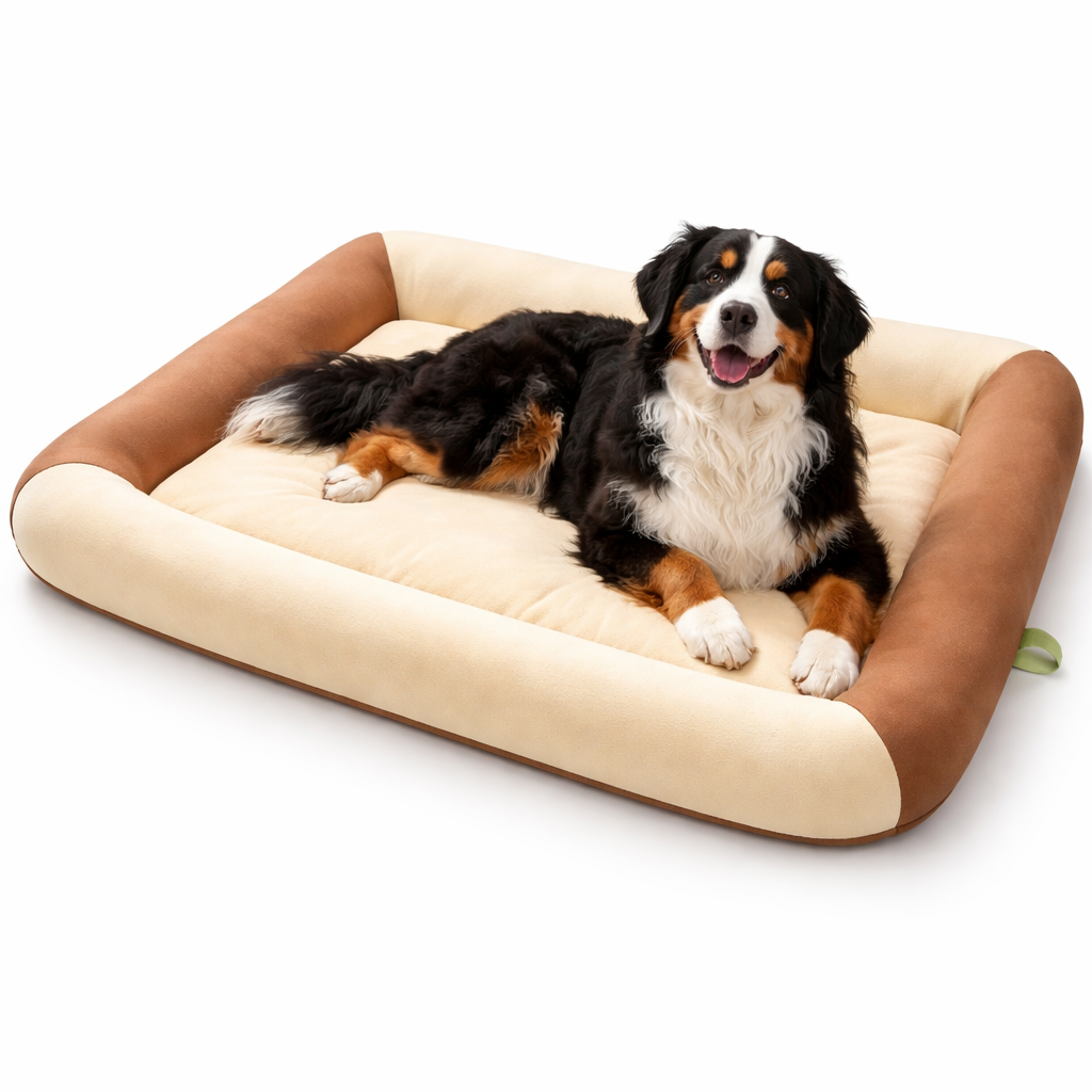 Cooling Dog Bed | Waterproof Design with Breathable Cooling Technology | Plush Comfort for Summer Relaxation