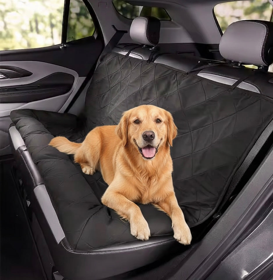 Dog Car Bed & Seat Cover | 2-in-1 | Anti-Slip | Waterproof | Machine Washable | 92x127cm