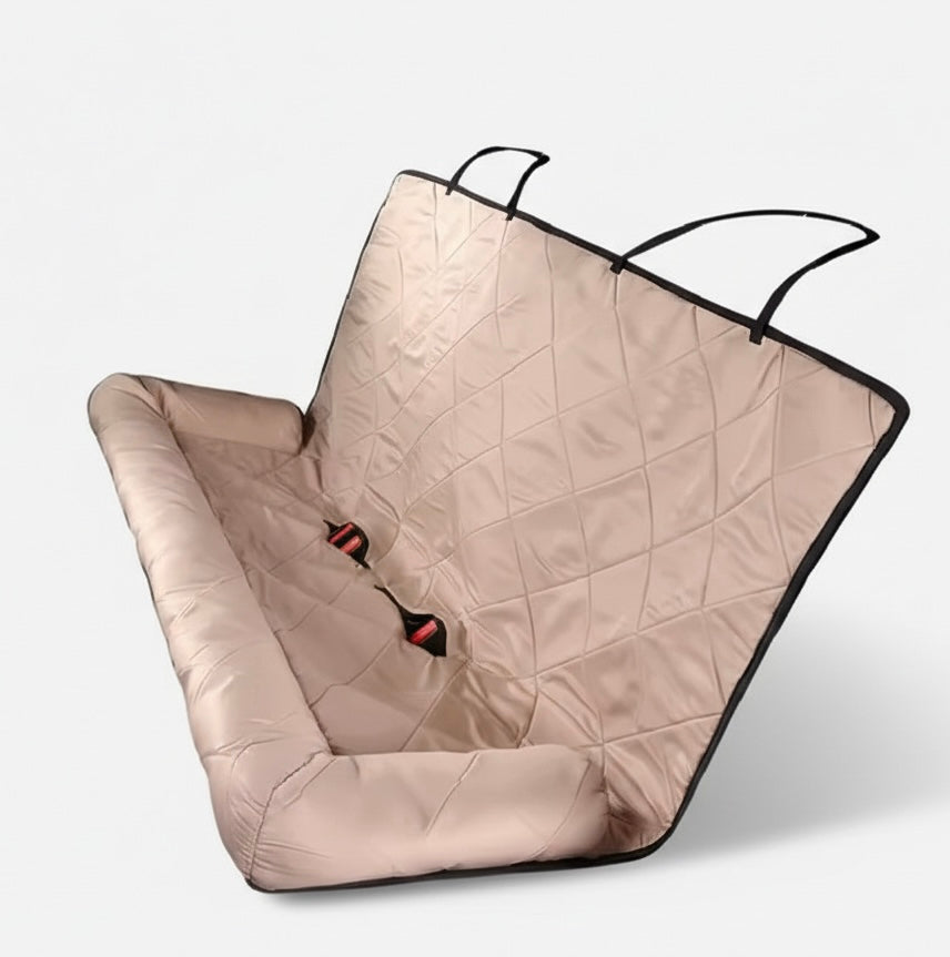 Dog Car Bed & Seat Cover | 2-in-1 | Anti-Slip | Waterproof | Machine Washable | 92x127cm