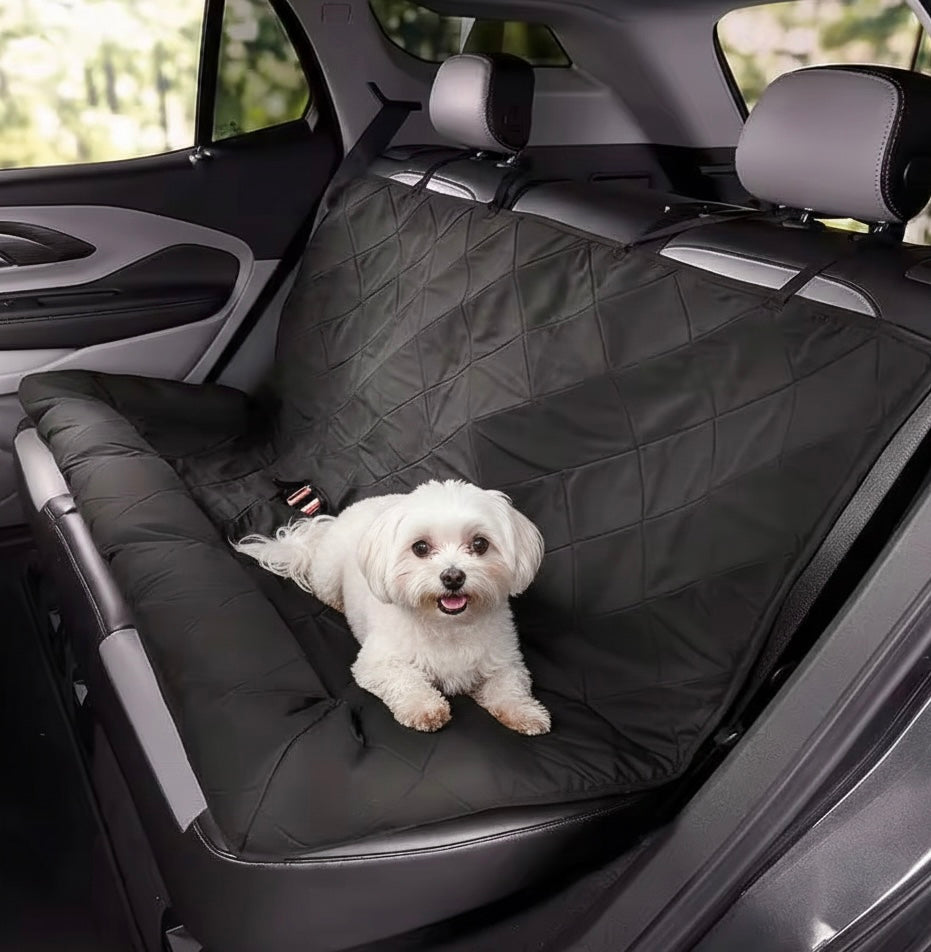 Dog Car Bed & Seat Cover | 2-in-1 | Anti-Slip | Waterproof | Machine Washable | 92x127cm