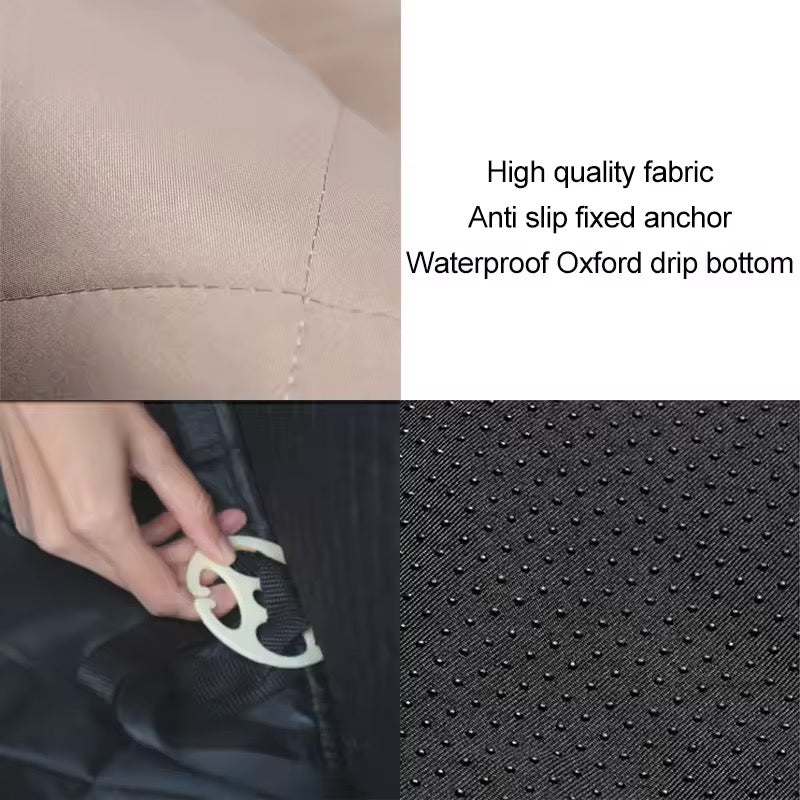 Dog Car Bed & Seat Cover | 2-in-1 | Anti-Slip | Waterproof | Machine Washable | 92x127cm