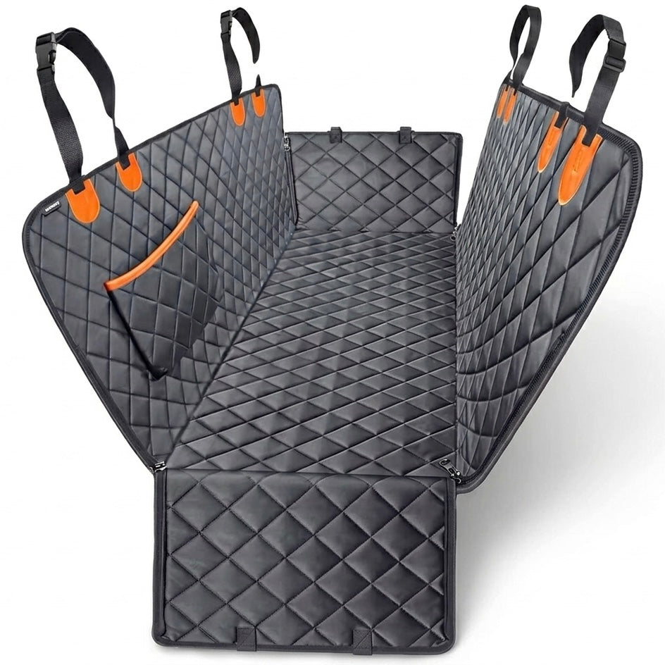 TravelMate | Dog Car Seat Cover with Waterproof Protection | Back Seat Cover for Stress-Free Travel