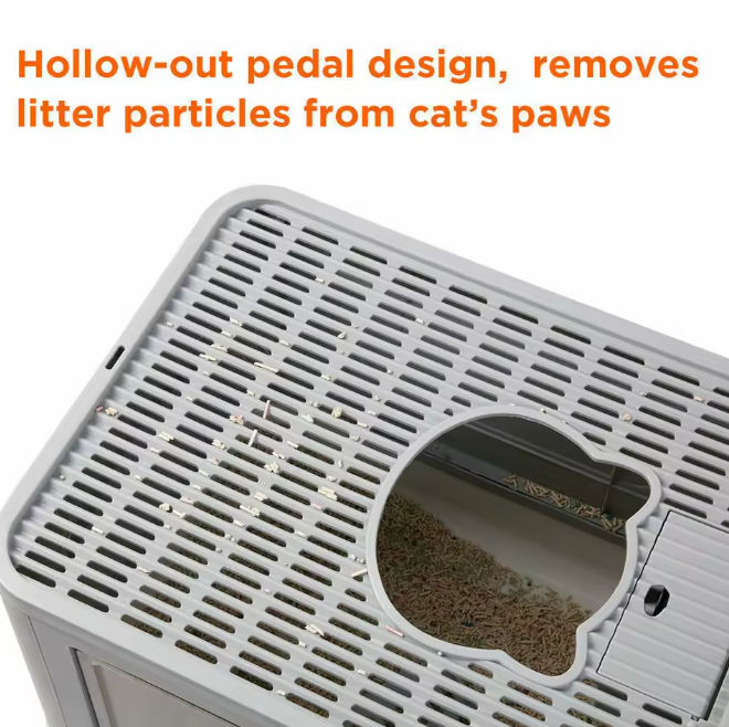 Foldable Cat Litter Box – Dual-Entry Design, Fully Enclosed & Easy Clean
