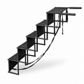 Foldable 5-Step Dog Car Stairs – Non-Slip, Lightweight & 150 lbs Capacity