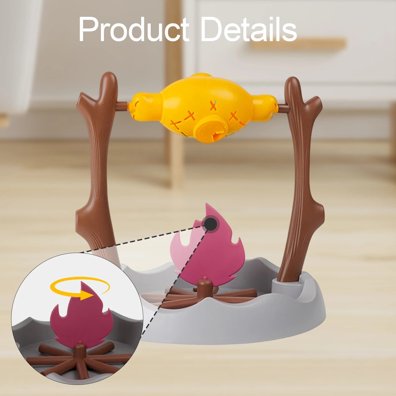 Interactive Cat Slow Feeder – Rotating Drumstick Dispenser with Adjustable Food Release