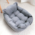 Luxury Pet Bed | 3-in-1 Convertible Dog & Cat Bed with Soft Cotton Feel | Cozy Retreat for Ultimate Comfort