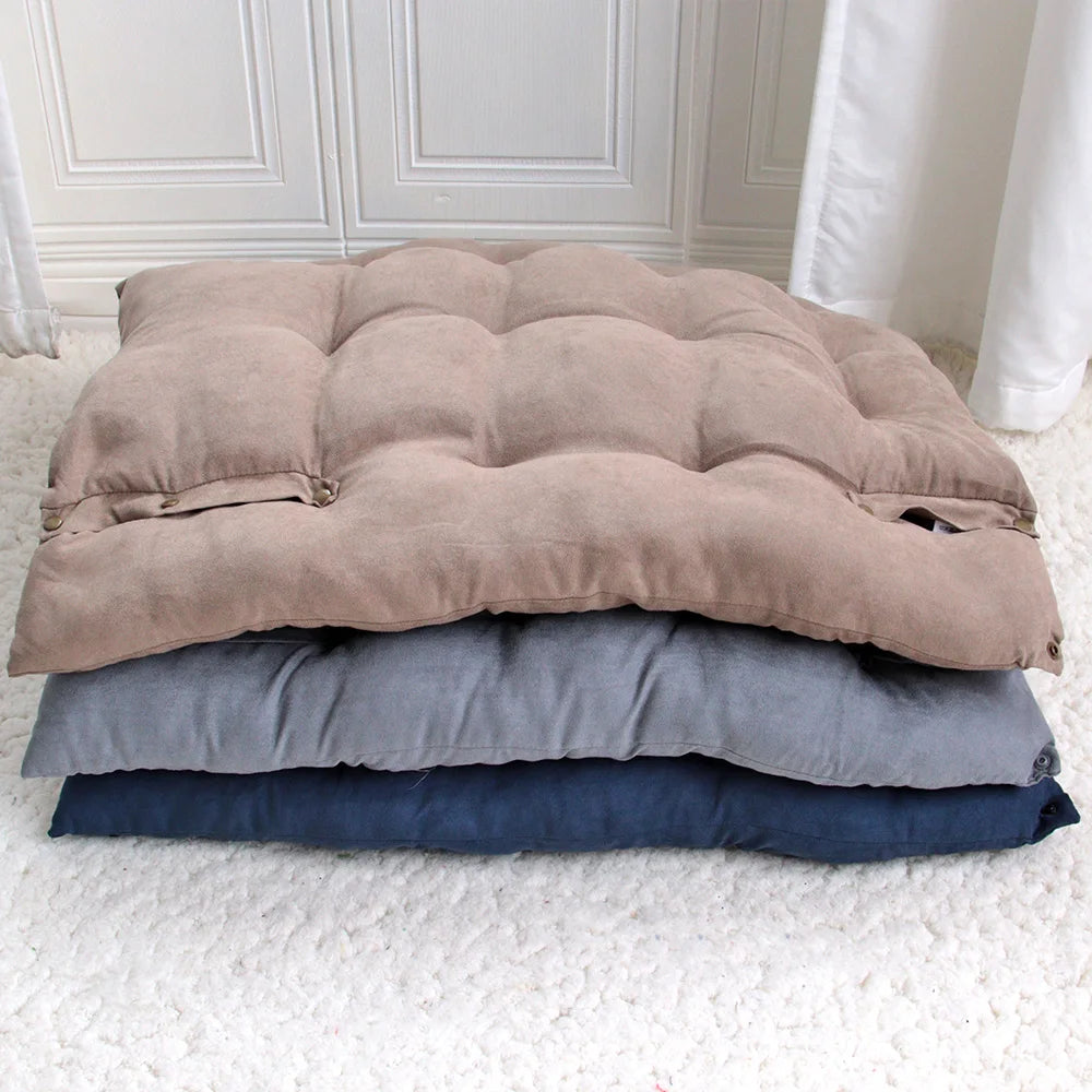 Luxury Pet Bed | 3-in-1 Convertible Dog & Cat Bed with Soft Cotton Feel | Cozy Retreat for Ultimate Comfort