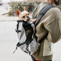 Dog Backpack Carrier – Ergonomic & Breathable with Built-In Safety Harness