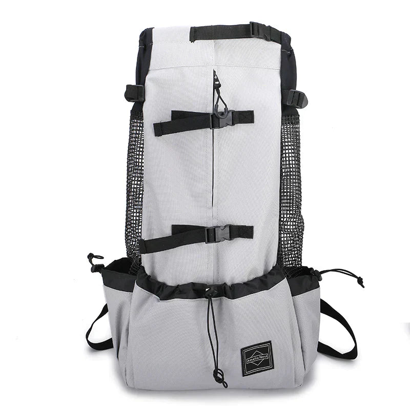Dog Backpack Carrier – Ergonomic & Breathable with Built-In Safety Harness