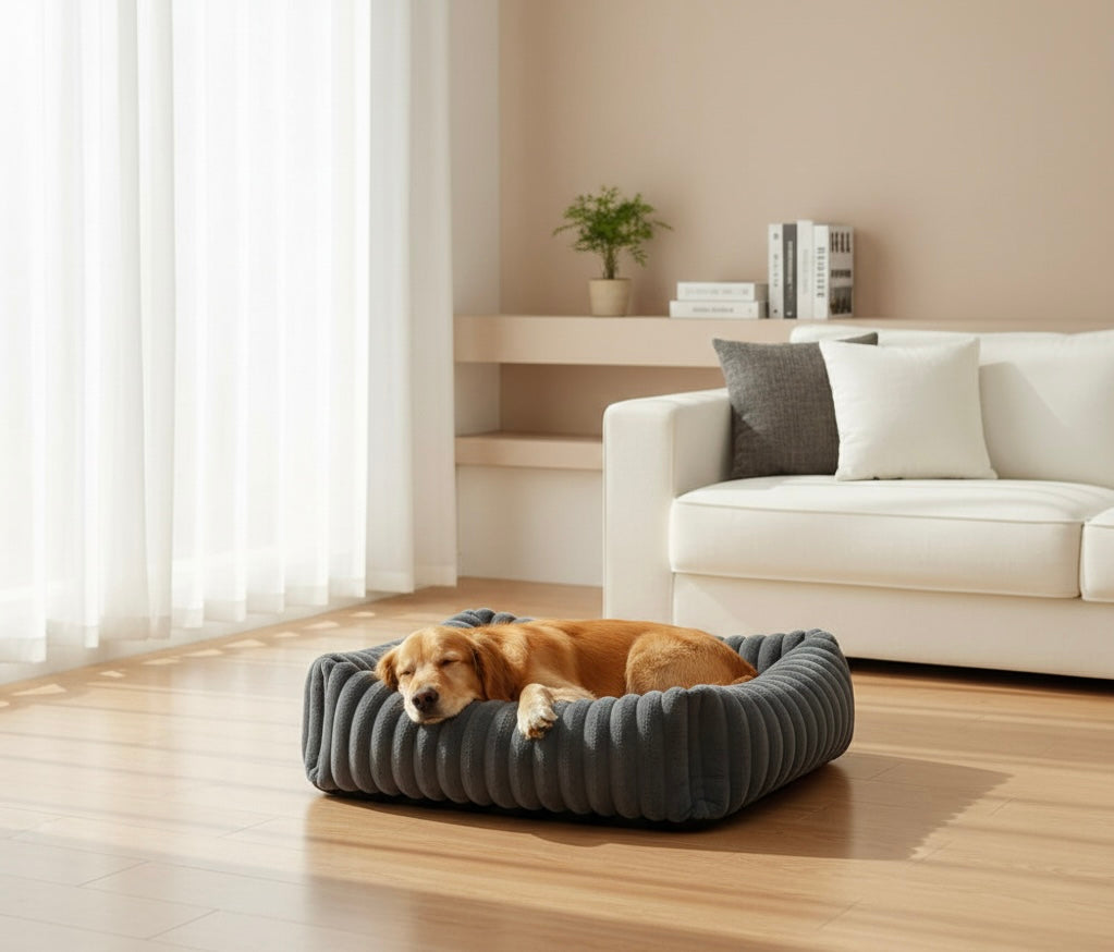 Orthopedic Dog Bed | Foam Base & Raised Edges | Small & Medium | 5 Colors | Hand Washable