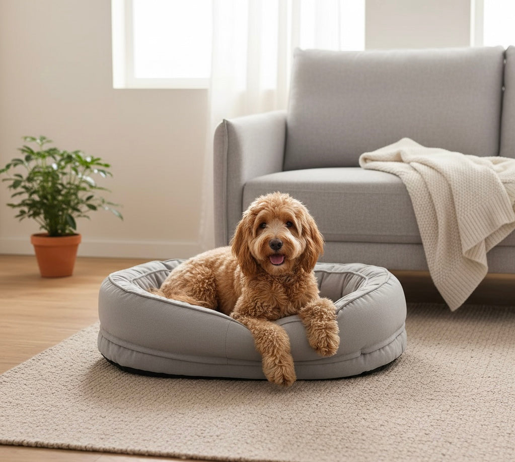 Orthopedic Dog Bed | Removable Washable Cover | Water-Resistant | Medium & Large | 6 Colors