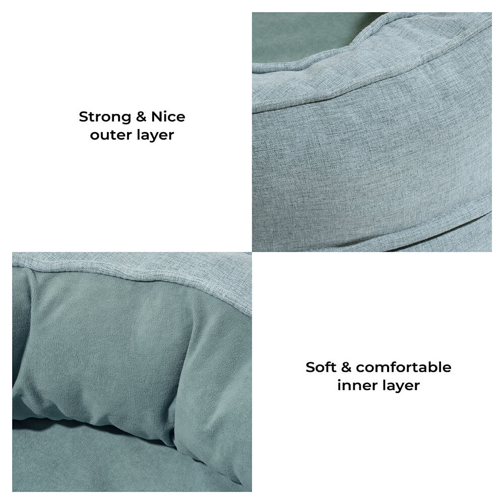 Orthopedic Dog Bed | Removable Washable Cover | Water-Resistant | Medium & Large | 6 Colors