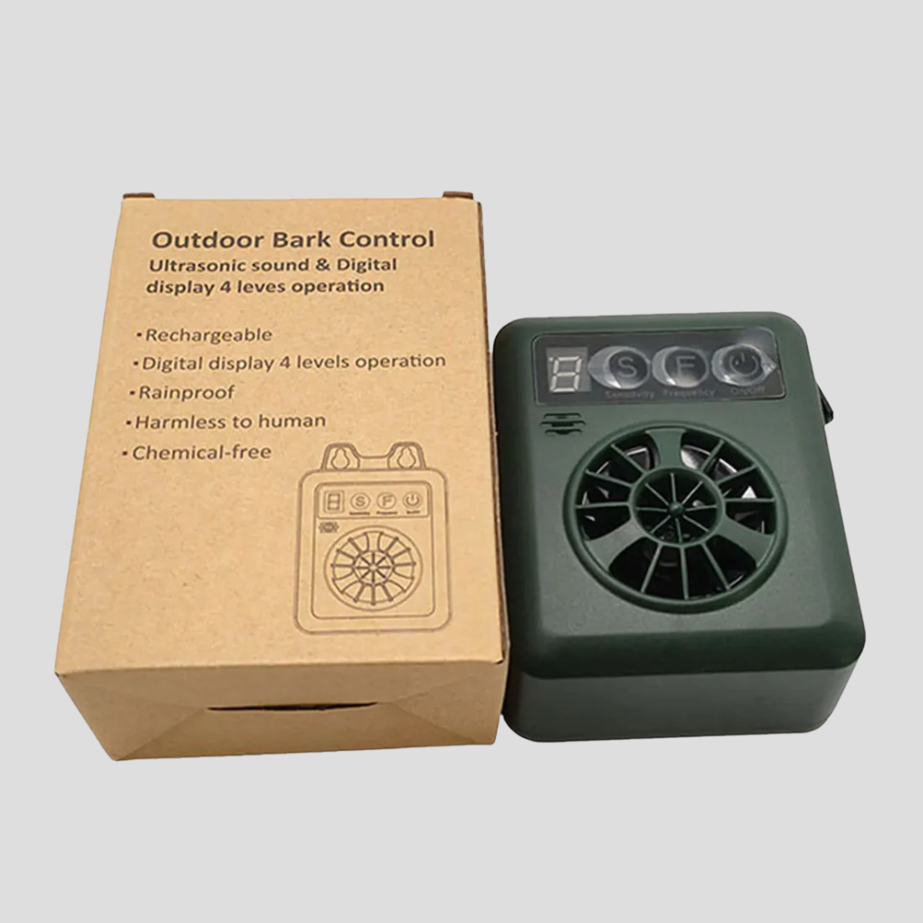 Outdoor Bark Control Device – Weatherproof, Ultrasonic & Rechargeable