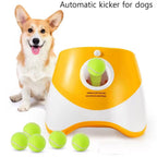 Automatic Ball Launcher for Dogs – 3 Distance Settings & 6 Balls Included