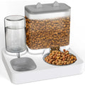 2-in-1 Gravity Pet Feeder & Water Dispenser – No Electricity, Food-Grade PP Plastic
