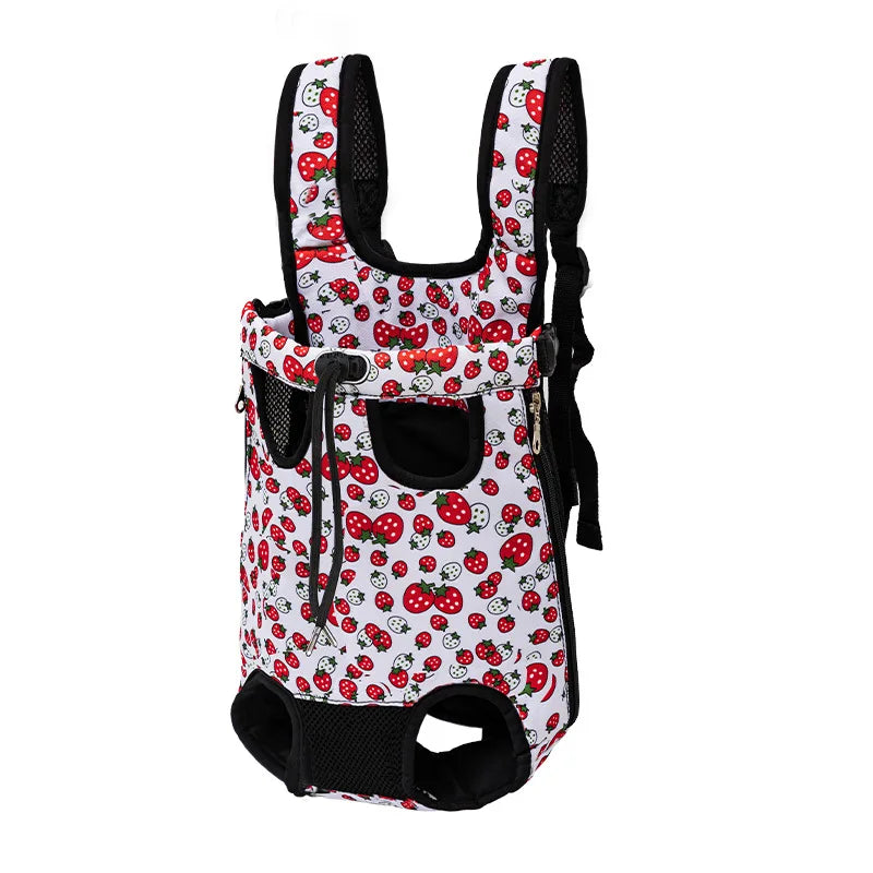 Legs-Out Pet Carrier Backpack – Adjustable, Breathable Mesh & Internal Safety Leash