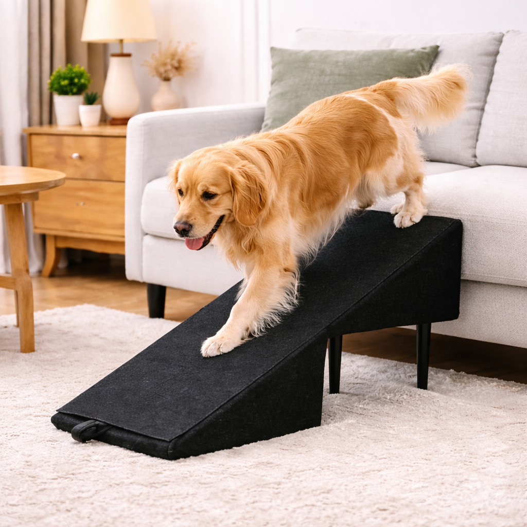 Pet Steps | 2-in-1 Dog Ramp for Bed & Car with Non-Slip Surface | Versatile Mobility Solution for Small Pets