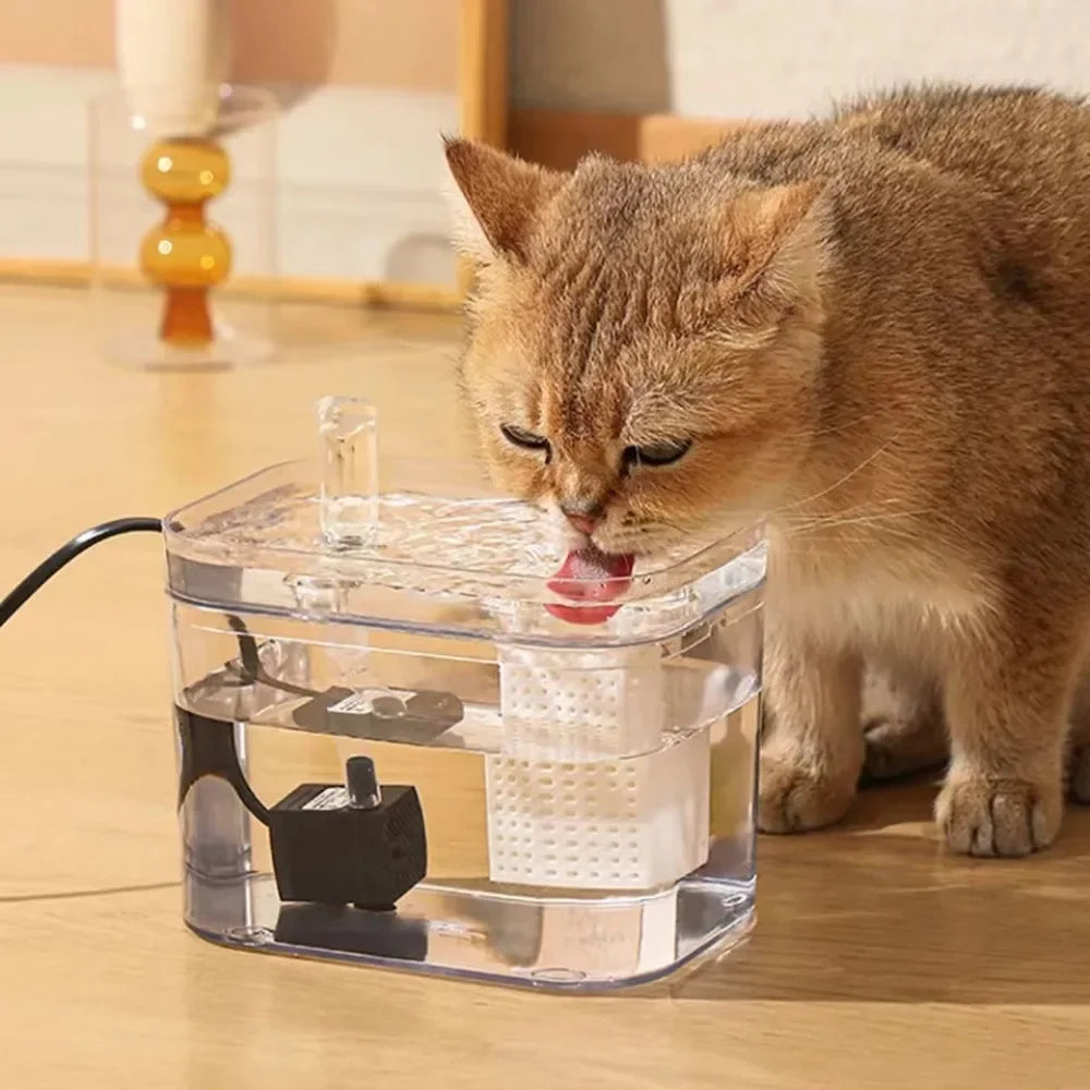 Pet Water Fountain – 1.5L Capacity, Multi-Stage Filtration & Silent Pump