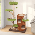 Purr-Perch | Cat Tree for Large Cats with Spacious Condo Nests | Multi-Level Cat Tower for Active Play and Relaxation