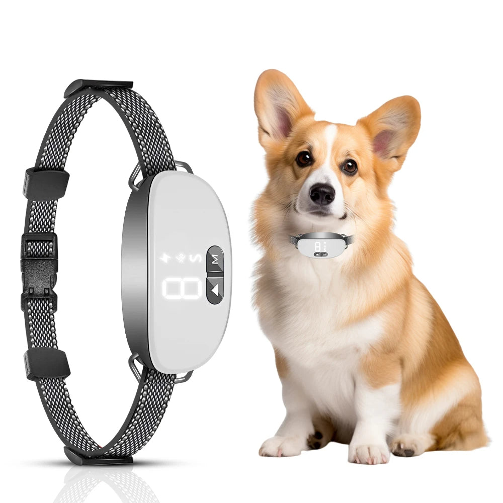 No-Shock Anti-Bark Dog Collar – Beep & Vibration with Smart Detection & IP67 Waterproof