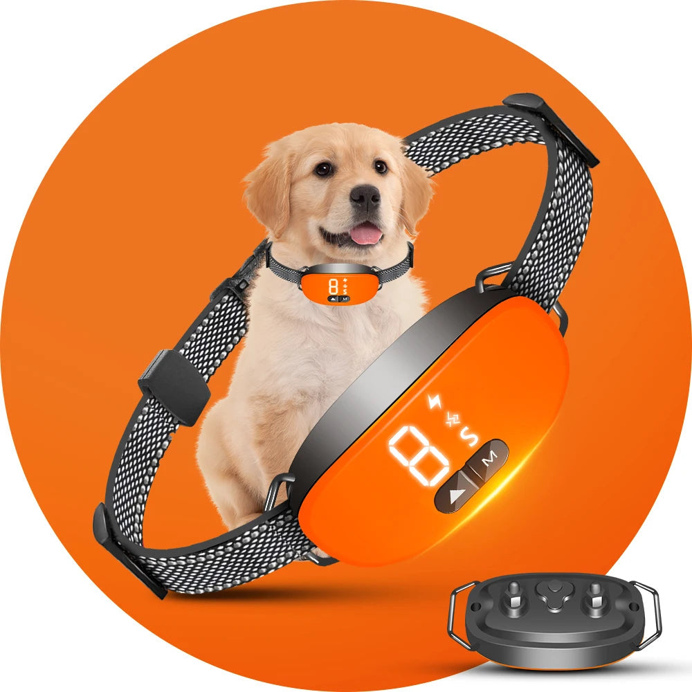 No-Shock Anti-Bark Dog Collar – Beep & Vibration with Smart Detection & IP67 Waterproof